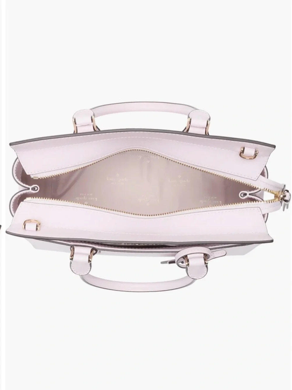Kate Spade Cameron Medium Leather Satchel Pale Amethyst NWT